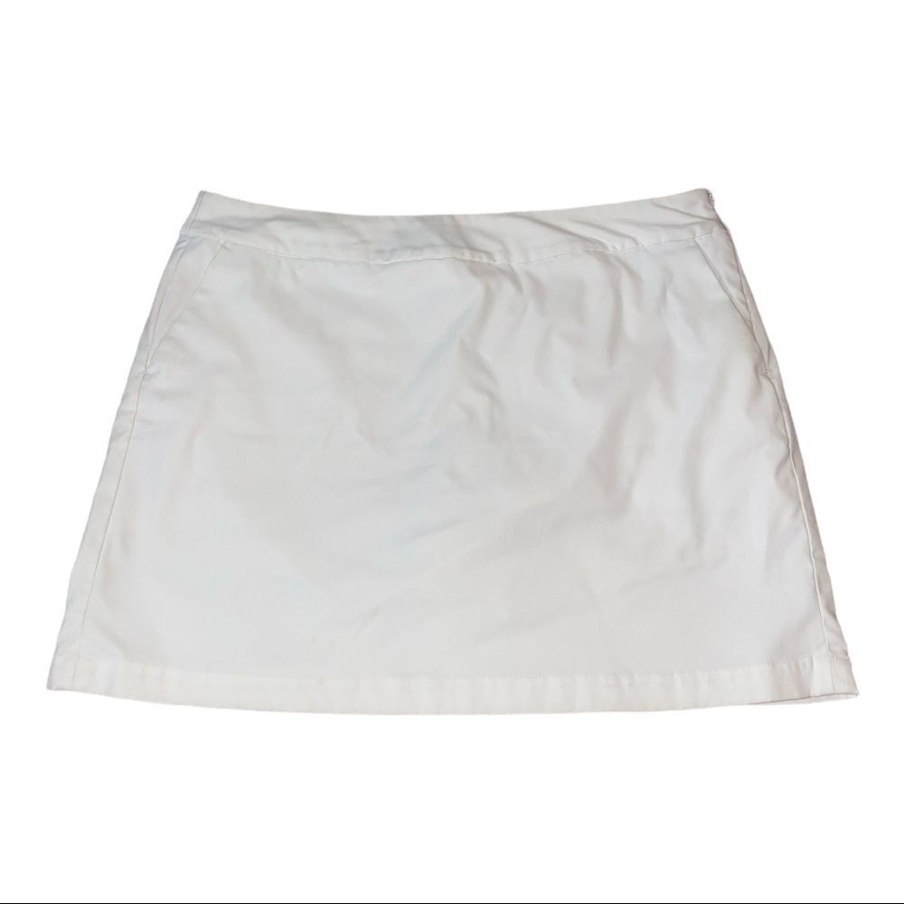 Nike Golf DriFit White Tennis Skirt Skort 14